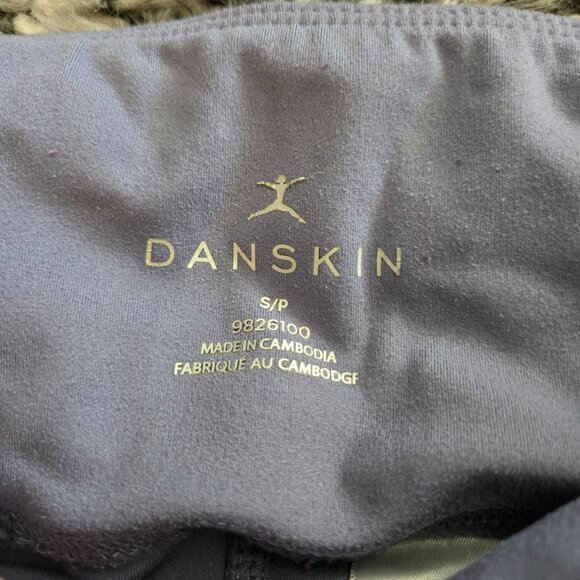 Danskin Small (S/P) Workout Leggings - Dusty Blue High Rise w/ Pockets - Picture 4 of 4